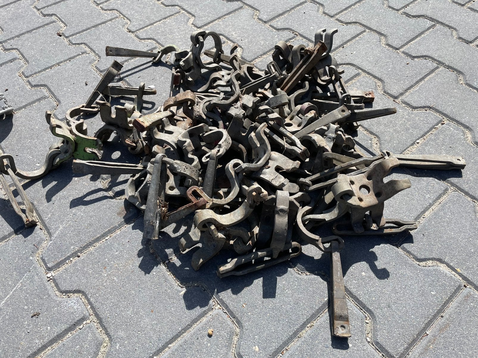 Diverse steigermateriaal steigerklemmen lasbussen, Doe-het-zelf en Verbouw, Ophalen, Gebruikt, Overige typen, Nvt
