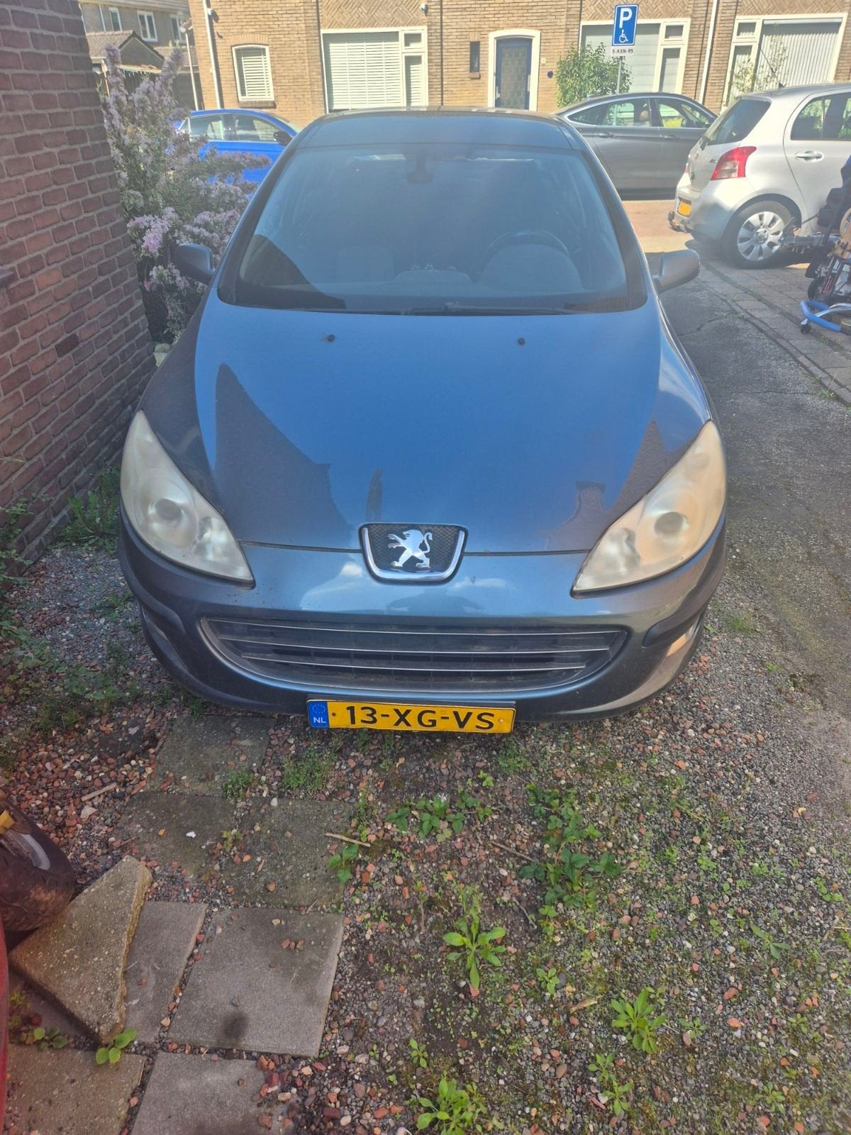 Peugeot 407 1.8 16V 2007 Grijs, Auto's, 125 pk, 4 cilinders, 1749 cc, Origineel Nederlands