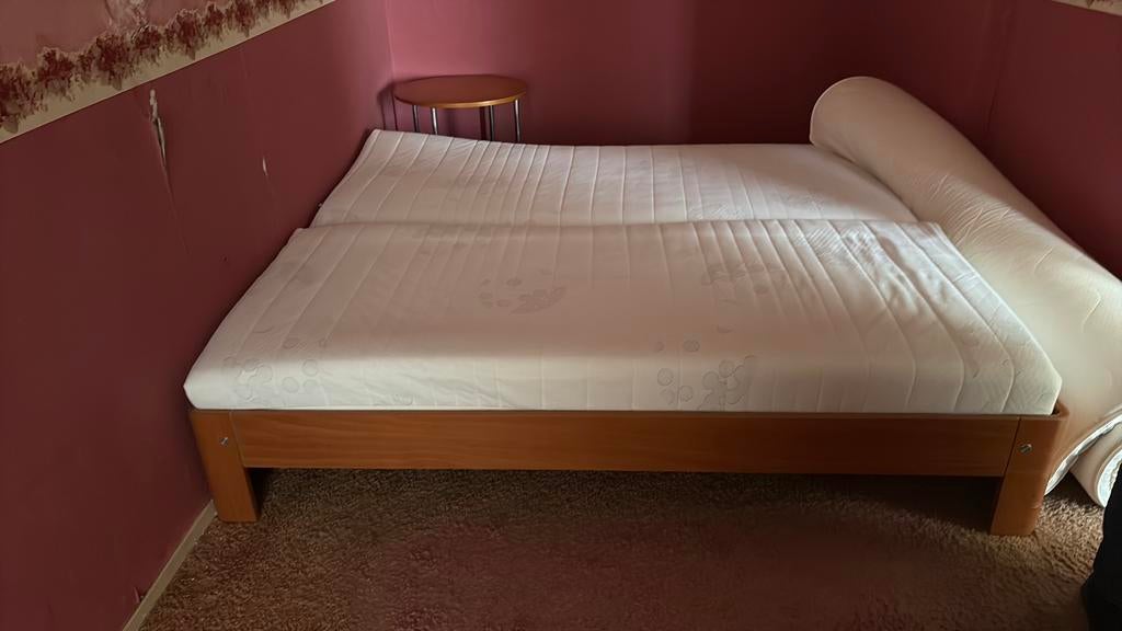 Auping bed 180x200, Ophalen, Tweepersoons, Zo goed als nieuw, 180 cm