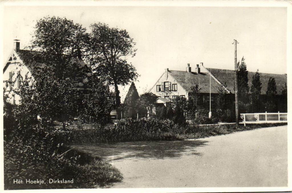 Het Hoekje, Dirksland - gelopen, Verzamelen, Verzenden, Voor 1920, Gelopen, Friesland