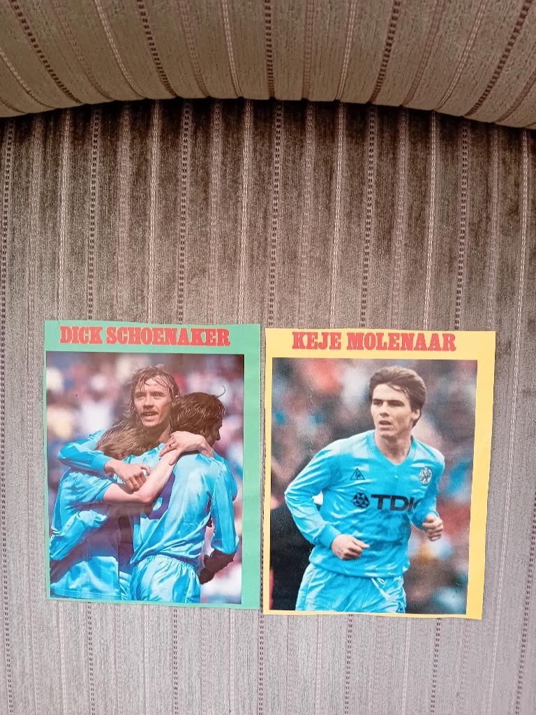 2 knipsels AJAX, Ophalen of Verzenden, Gebruikt, Ajax, Poster, Plaatje of Sticker