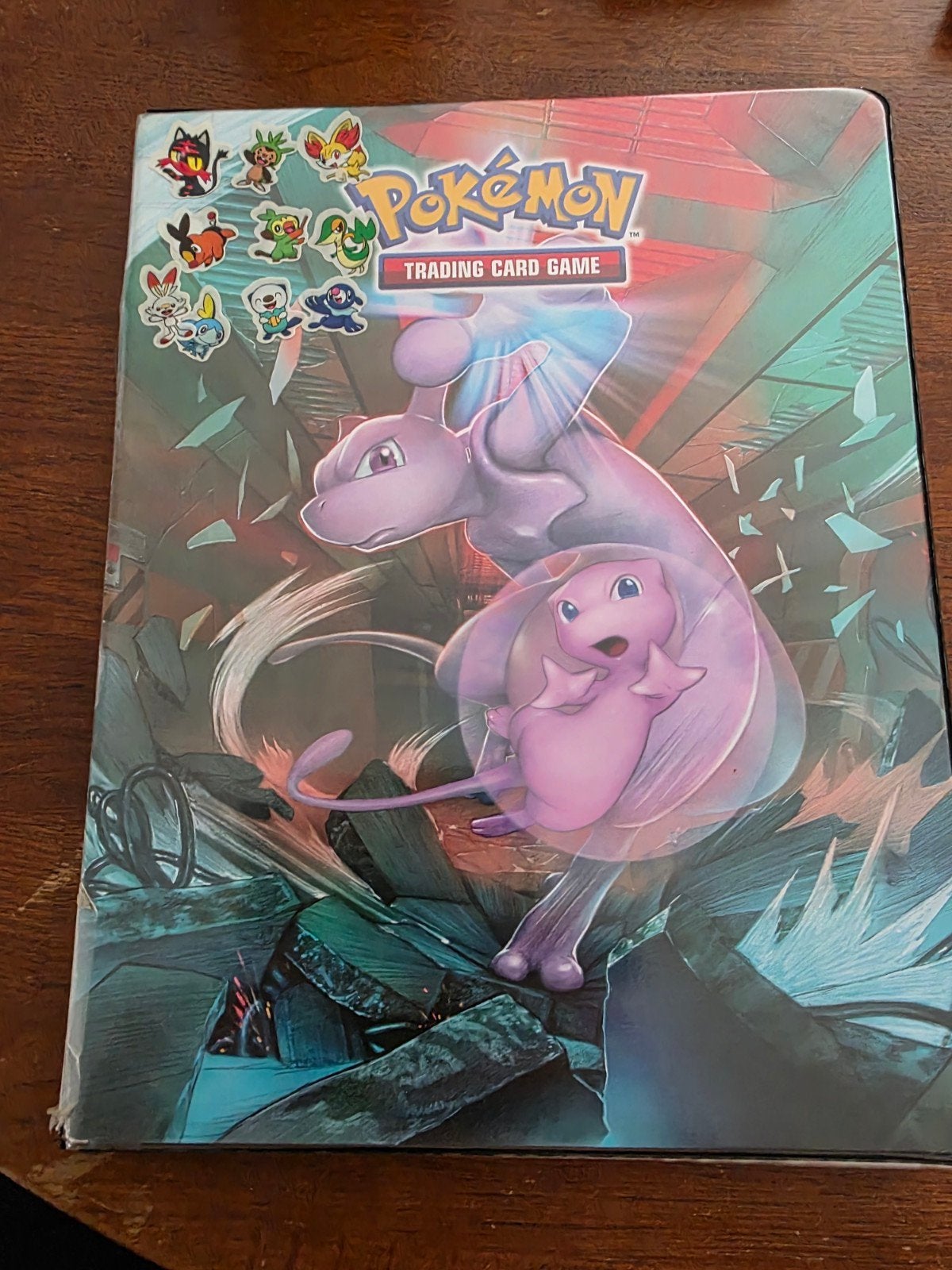 Pokemon map met oude kaarten, Ophalen of Verzenden, Zo goed als nieuw, Meerdere kaarten
