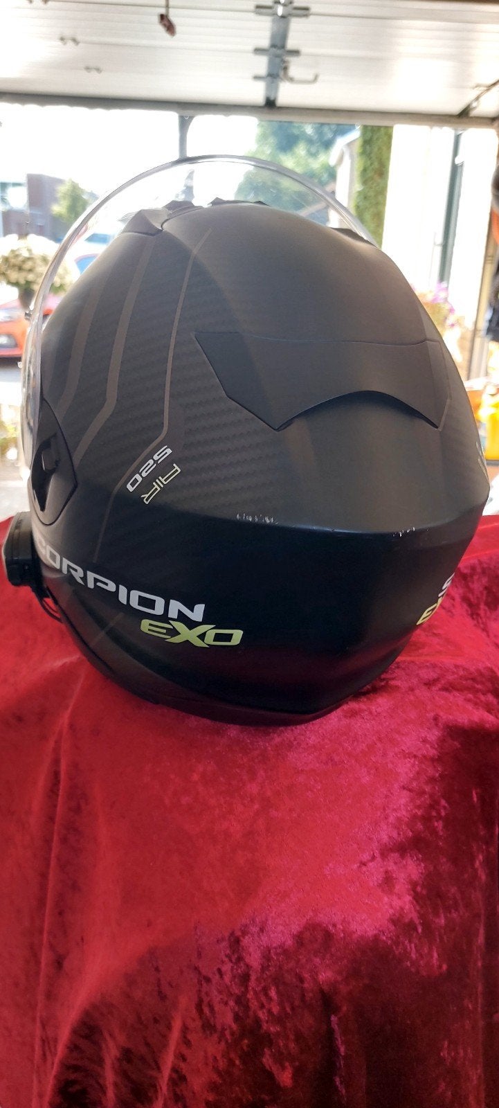 Scorpion EXO-520 AIR Integraalhelm met Sena SF1, Motoren, Ophalen of Verzenden, Tweedehands, Integraalhelm, Dames