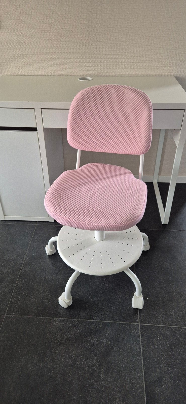 IKEA Vimund Bureaustoel - Zo goed als nieuw, Ophalen, Zo goed als nieuw, Roze, Bureaustoel