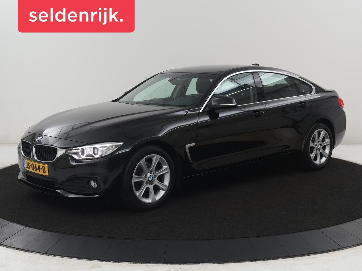 BMW 4-serie Gran Coupé 418i Centennial Executive | M-interi, Auto's, Gebruikt, Euro 6, Zwart, Handgeschakeld