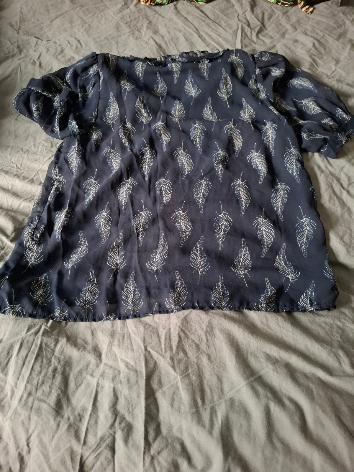 Vera Moda shirtje maat S, Vera Moda, Blauw, Ophalen of Verzenden, Korte mouw