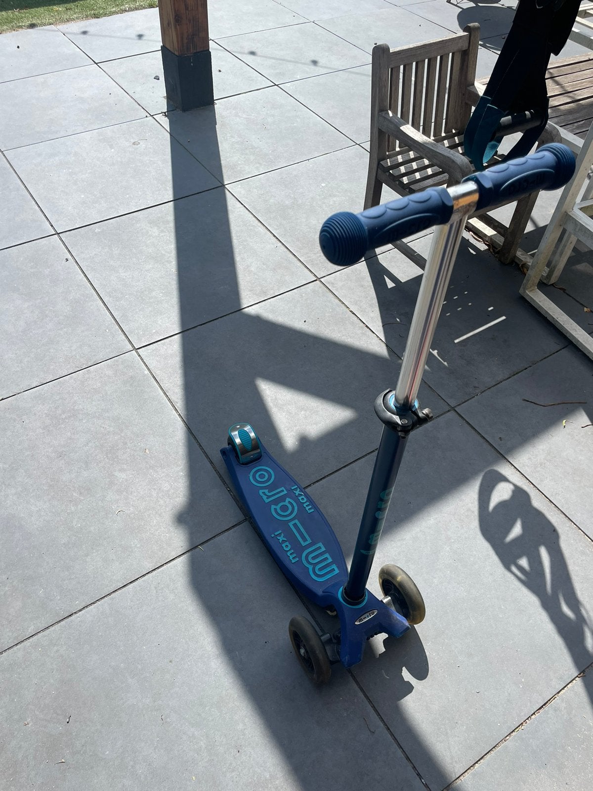 Blauwe Micro Maxi step, Ophalen, Gebruikt, Gewone step