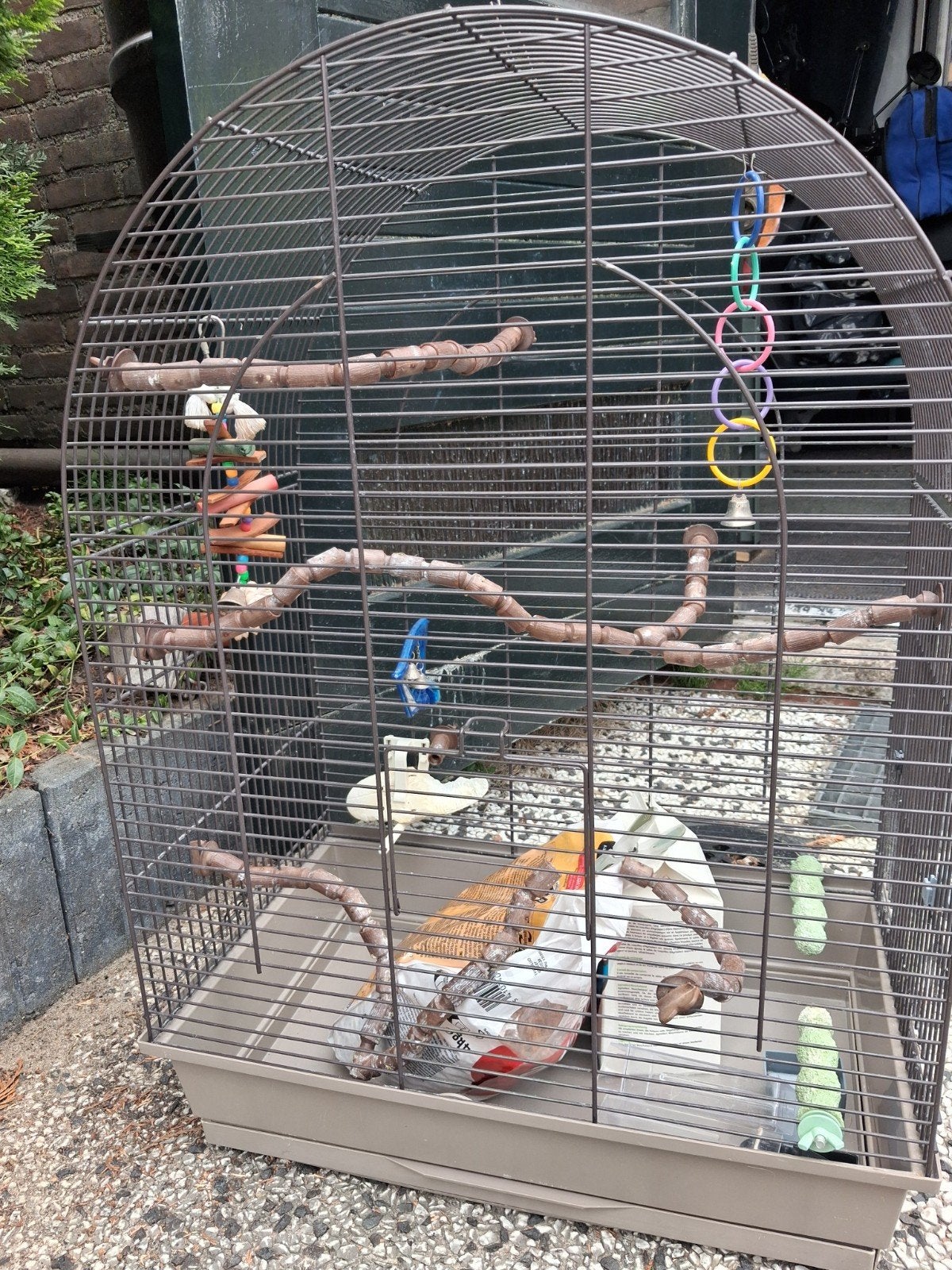 Vogelkooi, Ophalen