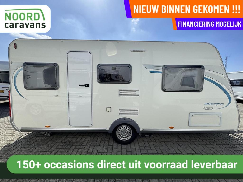 CARAVELAIR ALLEGRA 450 ENKELE BEDDEN,RONDZIT,VOORTENT,MOVER, Rondzit, Bedrijf, 6 tot 7 meter, Caravelair