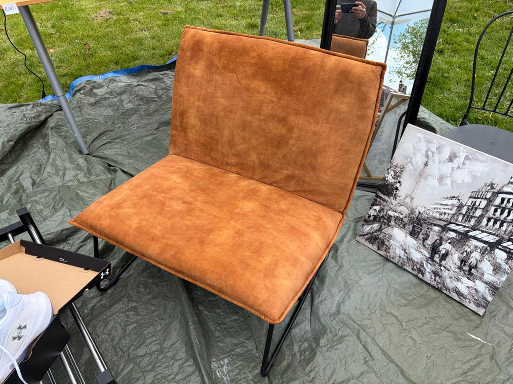 Comfortabele bruine stoel, Huis en Inrichting, Stoelen, Ophalen, Gebruikt, Overige kleuren, Eén