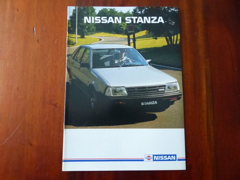 Nissan Stanza 1985 brochure, Verzenden, Zo goed als nieuw, Nissan