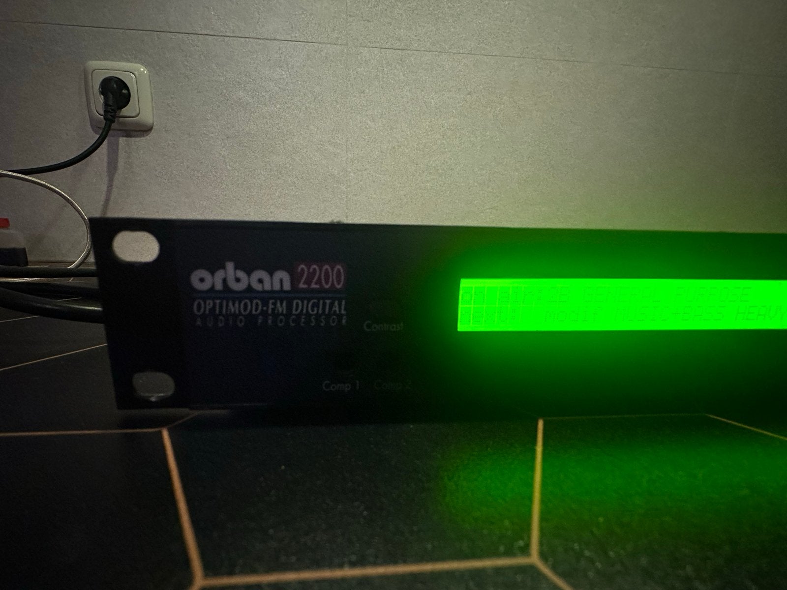 Orban Optimod-FM 2200 Digitale Audio Processor, Ophalen of Verzenden, Gebruikt, Audio