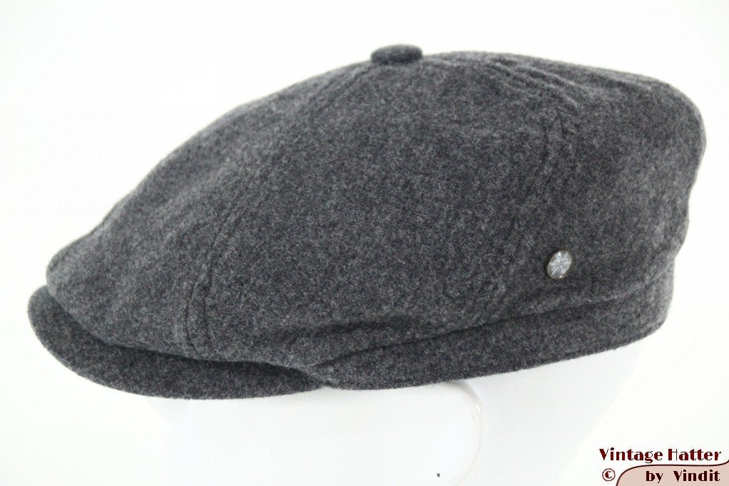 Panelenpet Stetson Brooklin grijs wol 55 = S tot XS nieuw, Nieuw, Ophalen of Verzenden, Stetson Brooklin, Pet