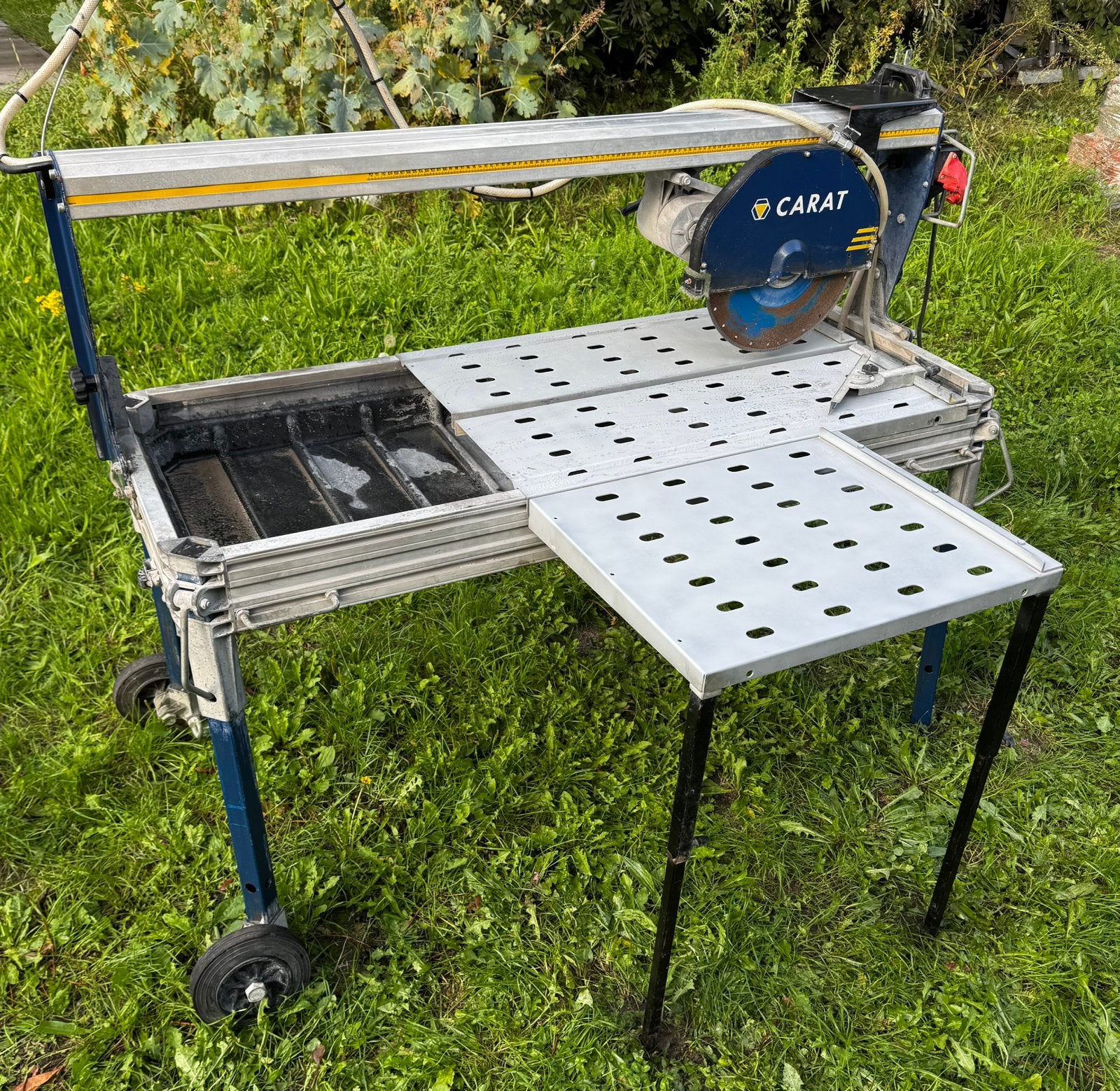 Carat P3510 steenzaag / tegelzaag 230V –, Doe-het-zelf en Verbouw, Ophalen, Gebruikt