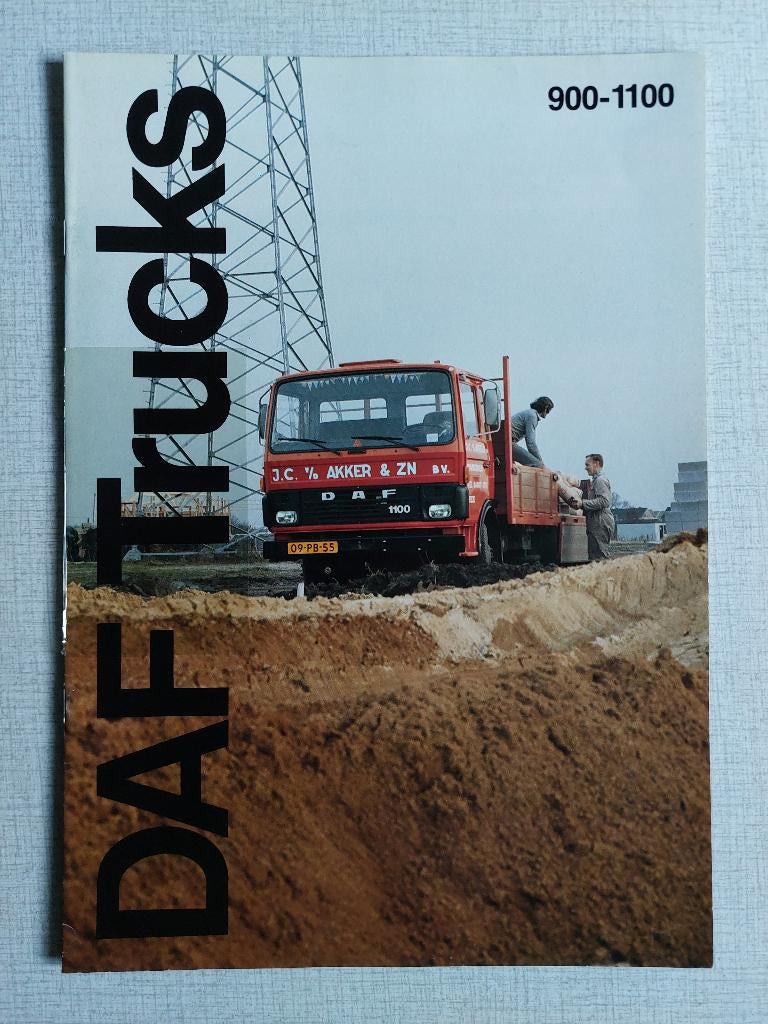 13 diverse Brochure's / Folders van DAF Trucks Vrachtwagens, Boeken, Ophalen of Verzenden, Gelezen, Overige merken