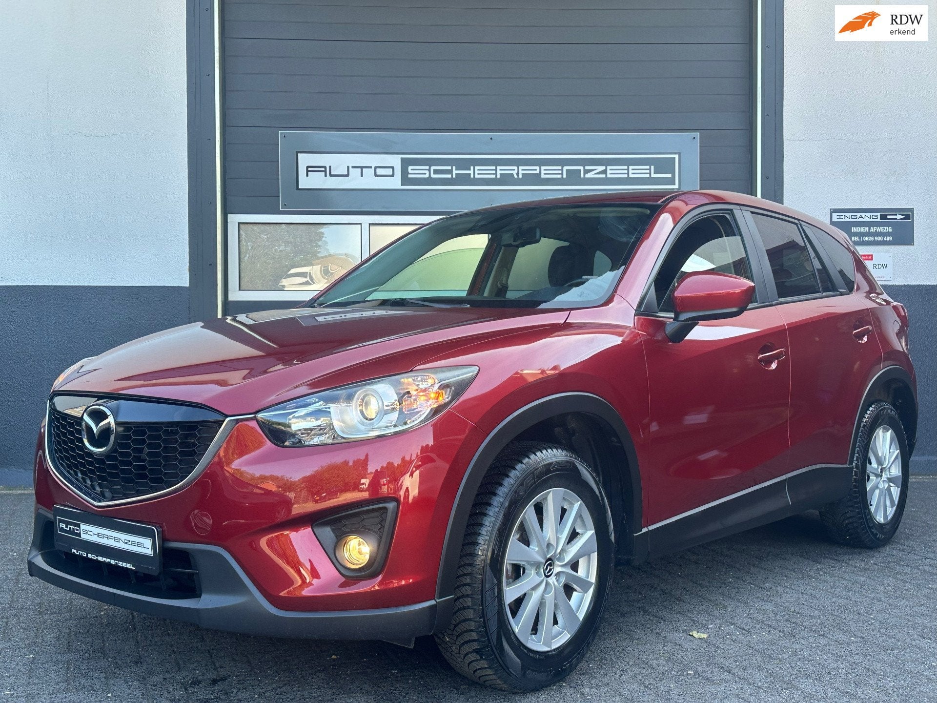 Mazda CX-5 2.0 4WD | AIRCO | 99dkm | TREKHAAK | ALL SEASON |, Auto's, Mazda, Gebruikt, Zwart, Origineel Nederlands, Bedrijf
