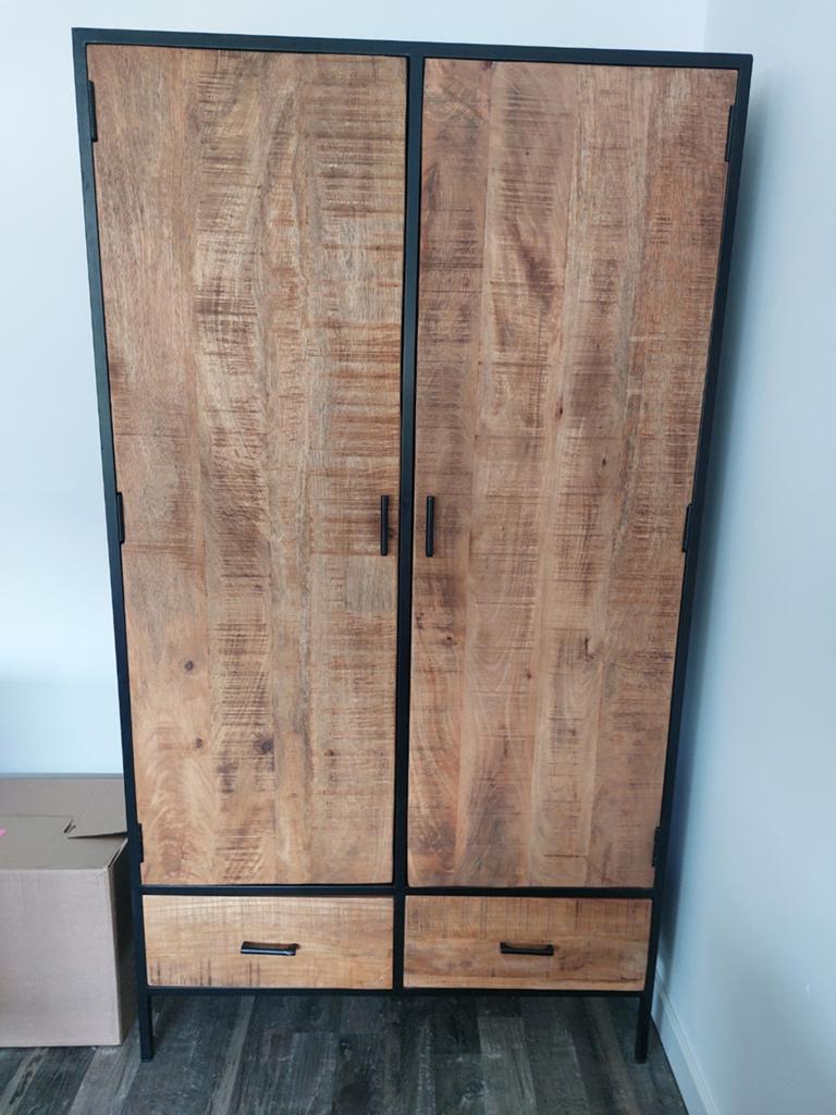 Kast mango, Ophalen, Zo goed als nieuw, 25 tot 50 cm, 150 tot 200 cm