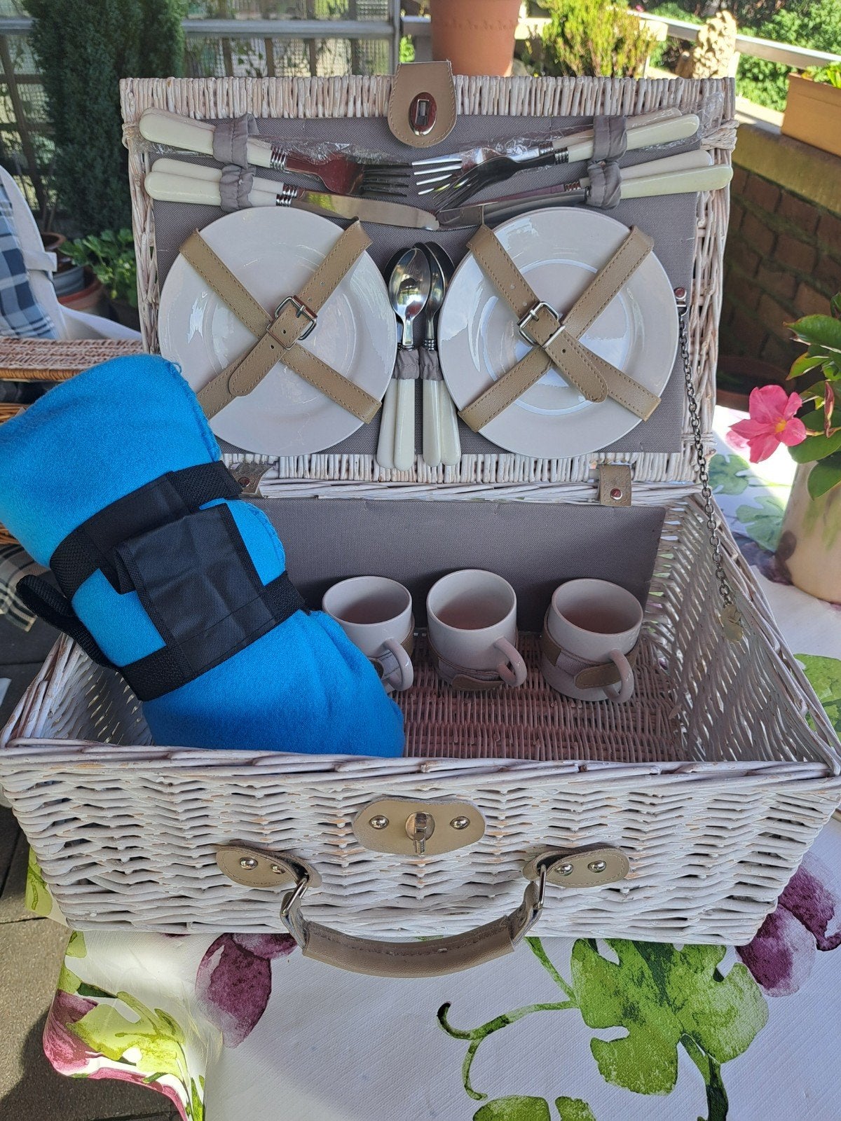 Mooie 4pers picknickmand, Ophalen of Verzenden
