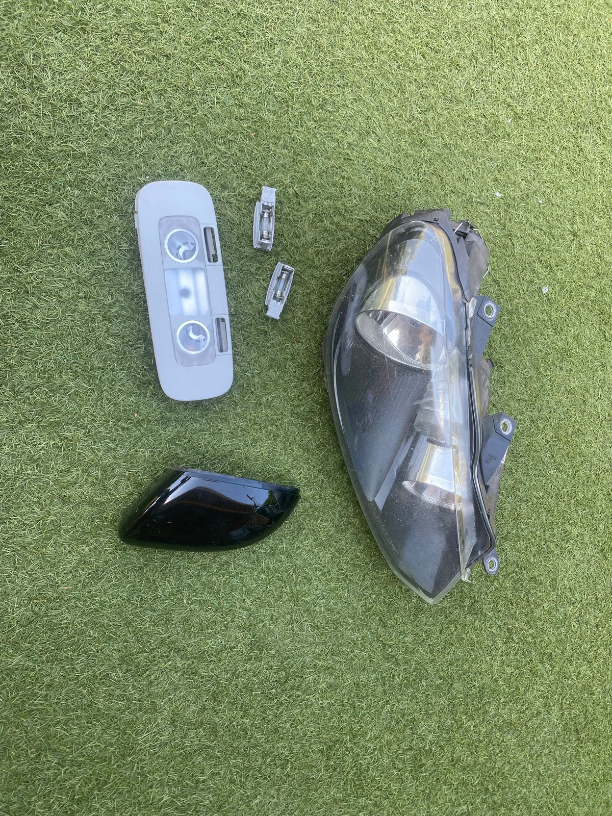 Golf 6 onderdelen: koplamp, hemelbekleding, spiegelkap, Ophalen of Verzenden, Gebruikt, Volkswagen
