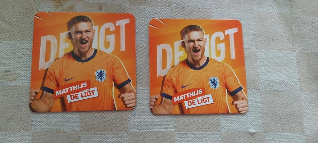 2 voetbal plaatjes EK 2024 Matthijs de Ligt nrs 9 en 29, Ophalen of Verzenden, Nieuw, Buitenlandse clubs, Poster, Plaatje of Sticker