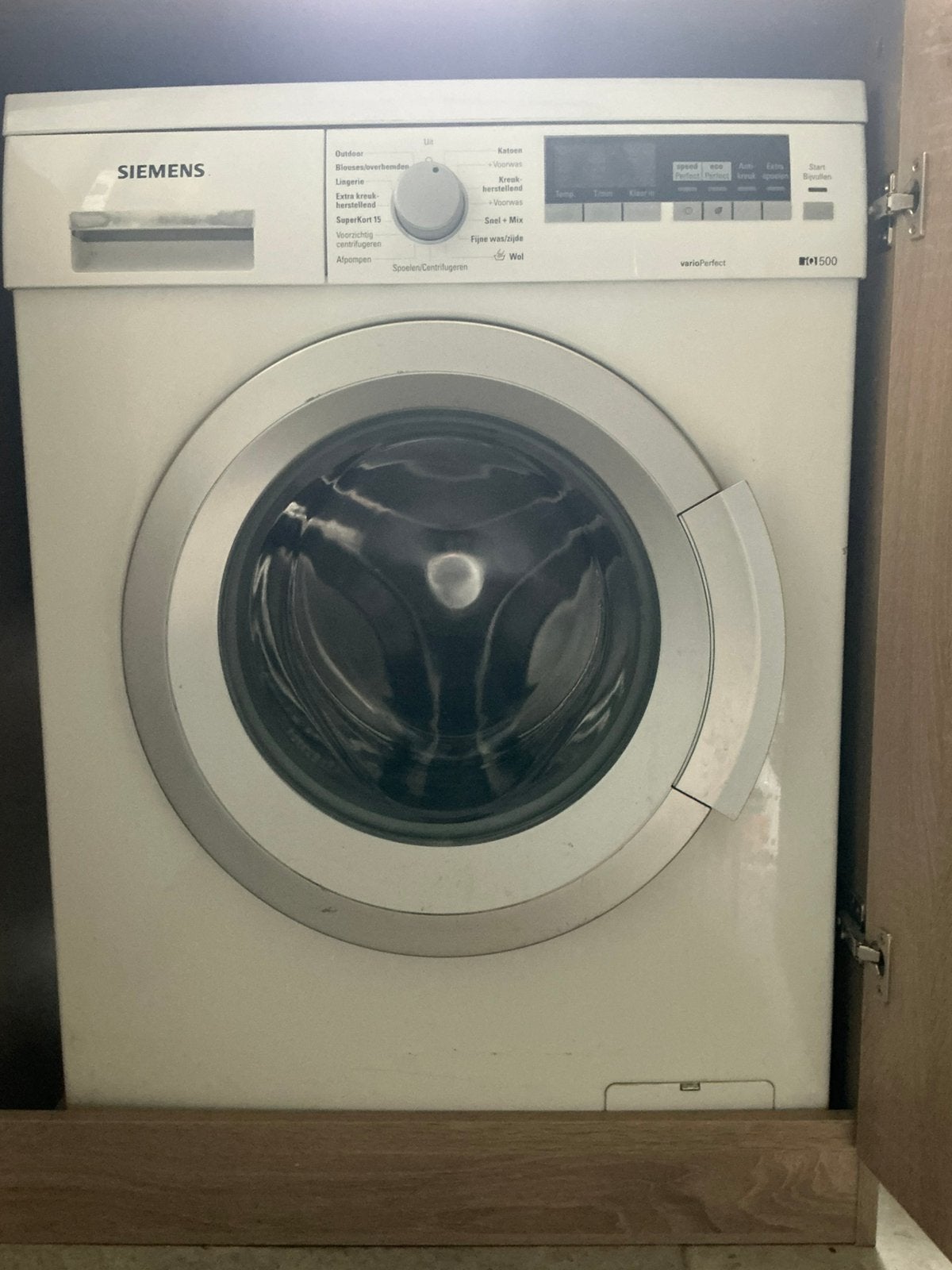 Siemens wasmachine, Witgoed en Apparatuur, Ophalen, 1200 tot 1600 toeren, Gebruikt, Handwasprogramma