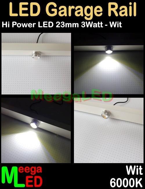 LEDgaragerail LEDrail tot 320cm met Hi Power LED, Ophalen of Verzenden, Nieuw, LED garagedeur verlichting