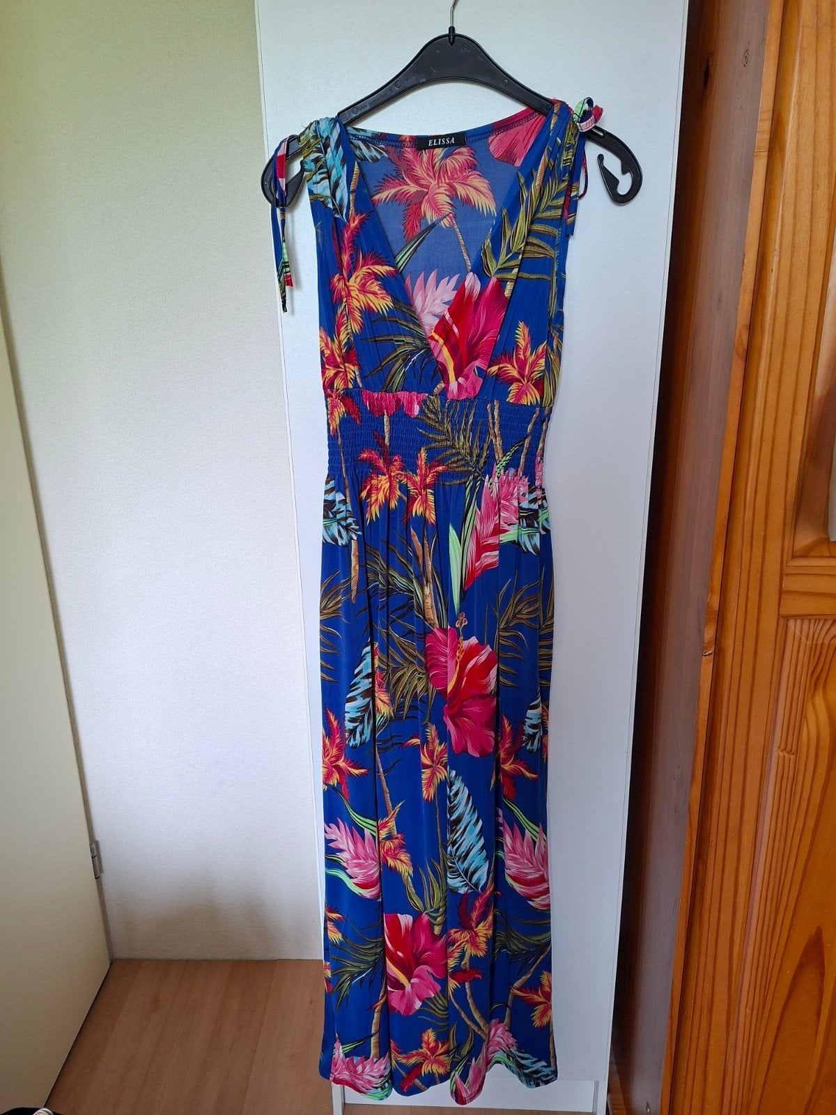 Nieuwe Maxi Zomerjurk Kobaltblauw - Universele Maat (36-42), Maat 38/40 (M), Blauw, Nieuw, Ophalen of Verzenden
