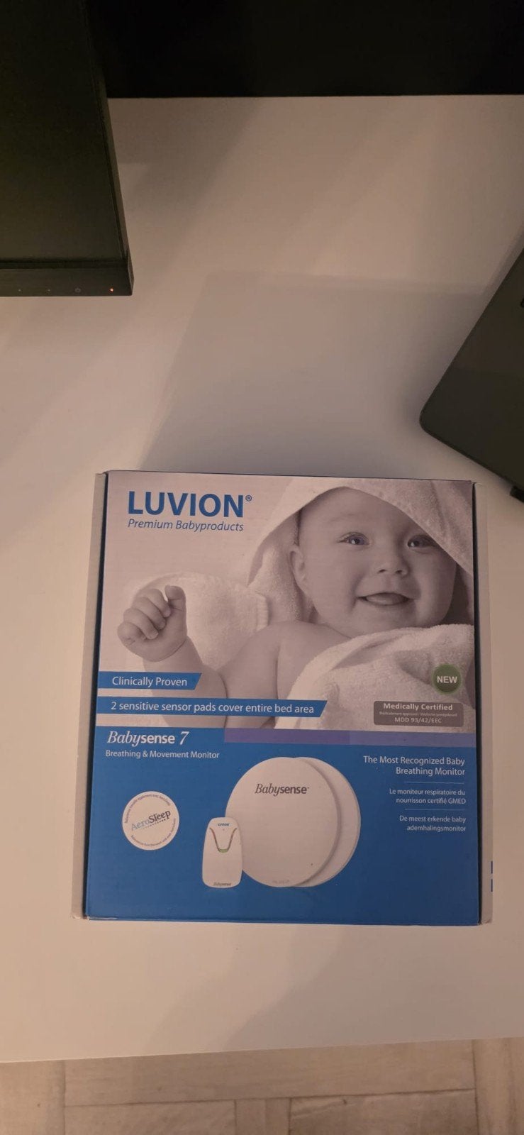 Luvion Babysense 7 Ademhalings- en Bewegingsmonitor, Ophalen of Verzenden