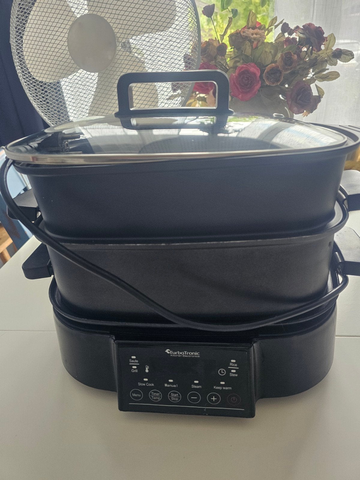 Turbotronic CookPro 6 Multicooker - Zo goed als nieuw, 3 tot 4 liter, Ophalen of Verzenden, Zo goed als nieuw, 3 snelheden of meer