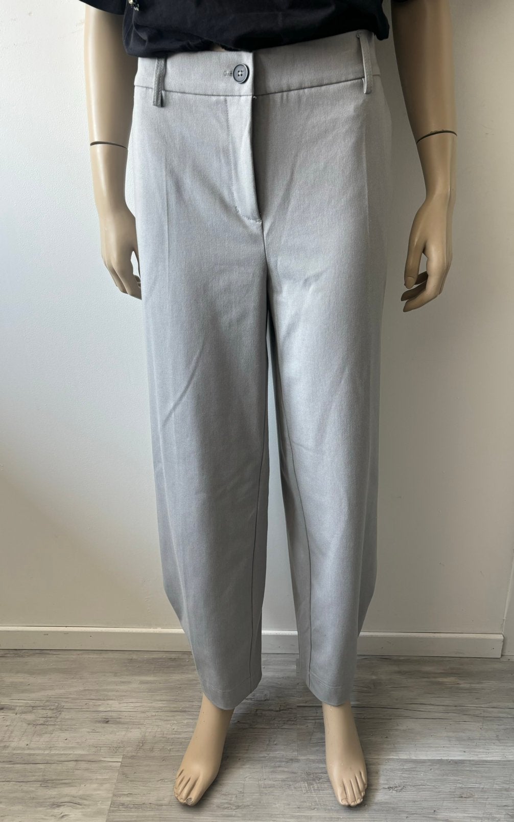 Opus grijze city pantalon maat M (38) Nieuw, Kleding | Dames, Maat 38/40 (M), Verzenden, Nieuw, Grijs