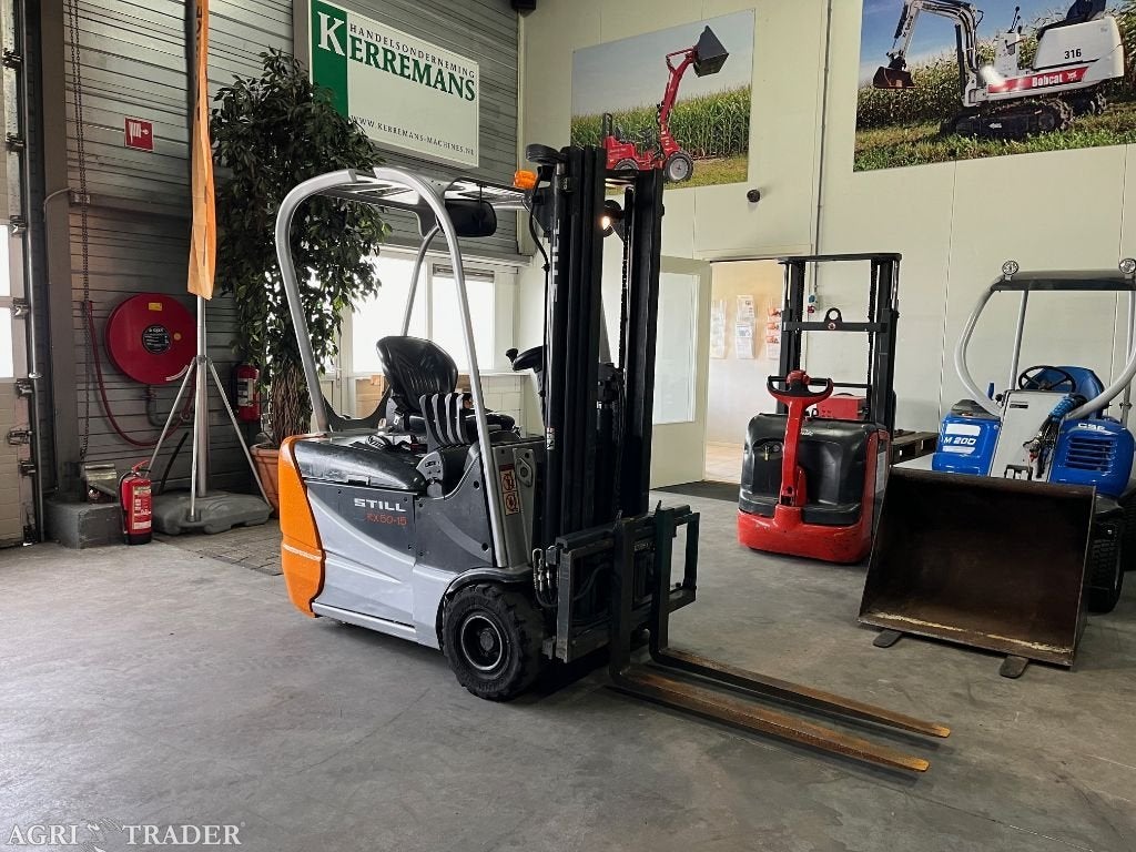 STILL RX50-15 Elektrische Heftruck met triplomast en Sideshi