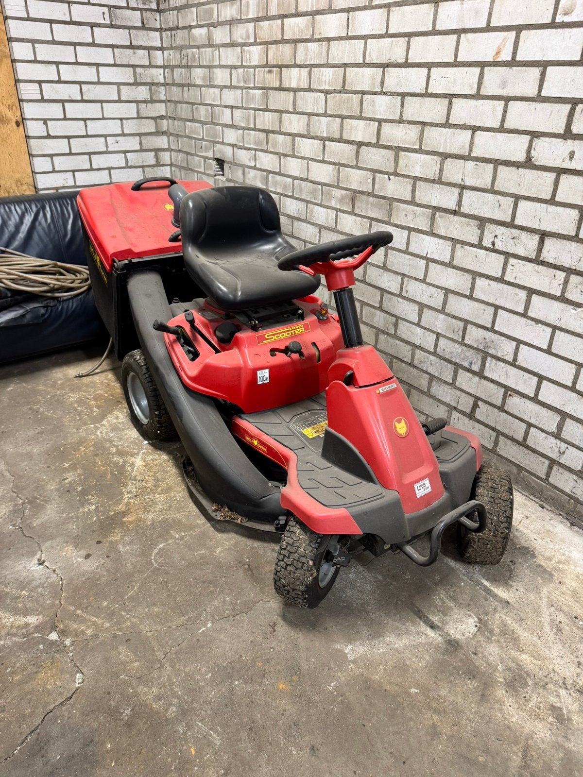 Wolf-Garten Scooter Pro Zitmaaier (klusproject), Ophalen, Gebruikt, Benzine-grasmaaier