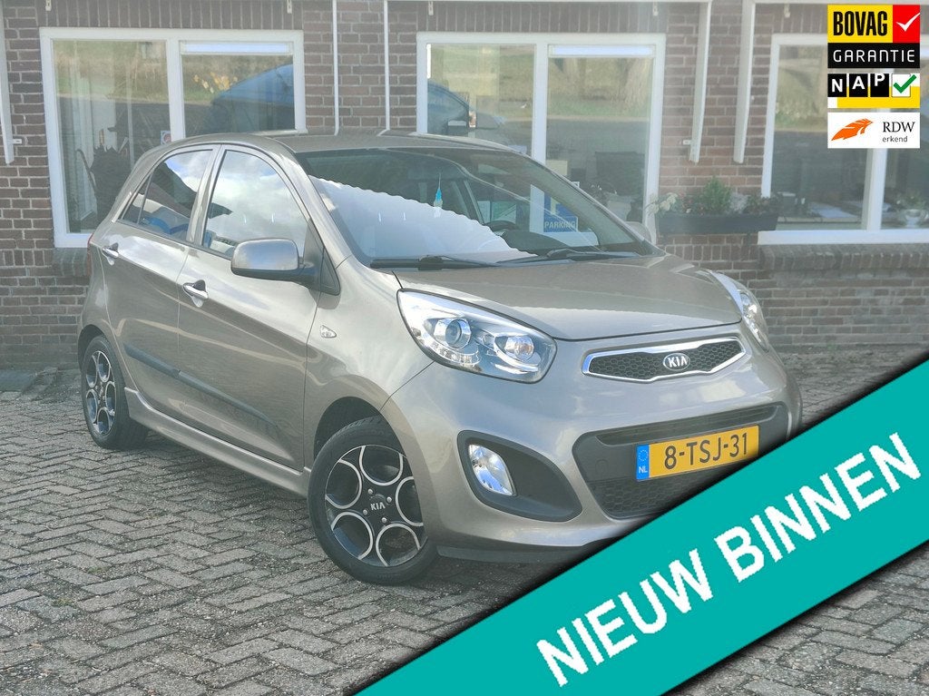 Kia Picanto 1.2 CVVT World Cup Ed. Airco Cruise LMV - RIJKLA, Auto's, Voorwielaandrijving, Euro 5, 86 pk, Gebruikt