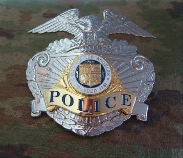 Embleem,Badge,Pet,Kepie,LAPD,Los,Angeles,Police,Department, Verzenden, Overige soorten, Amerika, Embleem of Badge