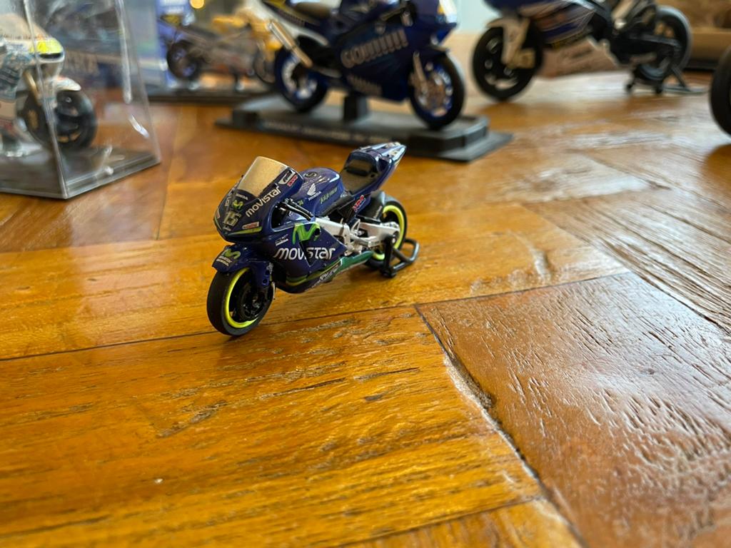 Miniatuur Motorfiets Model - Movistar Yamaha, Overige merken, 1:50 of kleiner, Overige typen, Ophalen of Verzenden