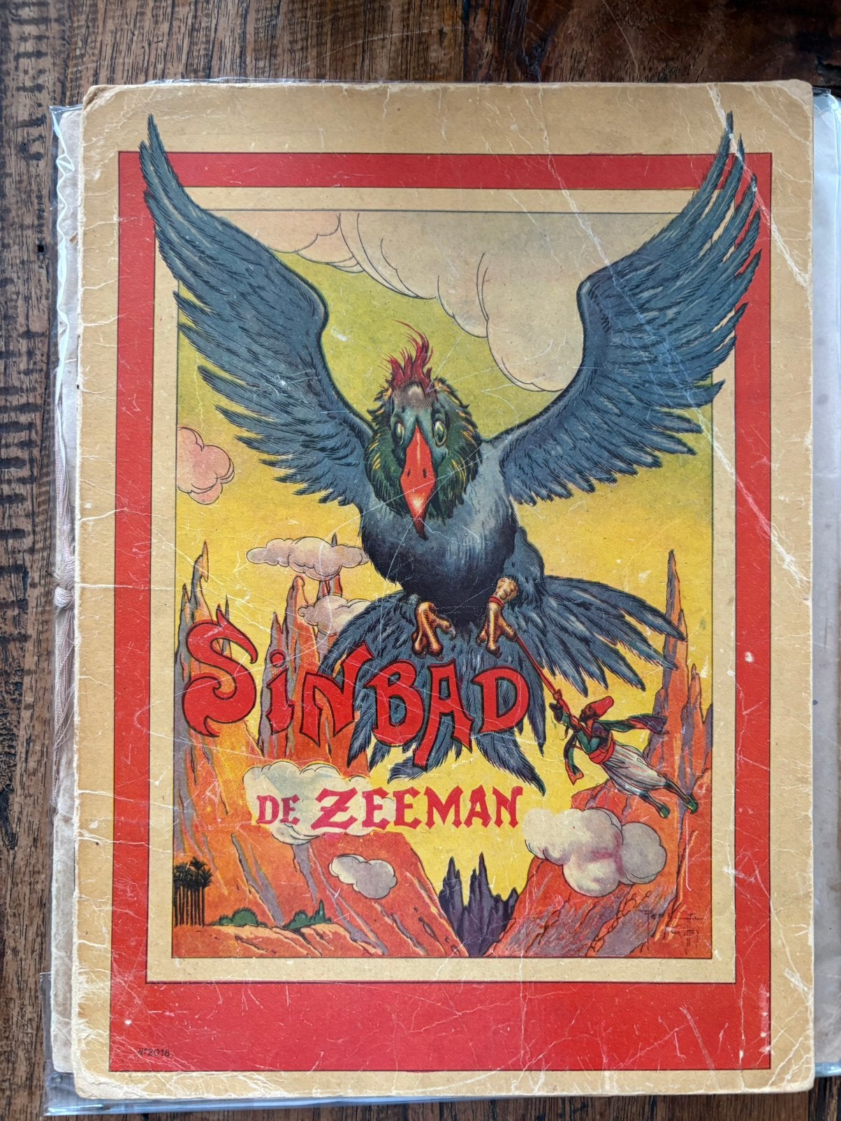 Antieke Prenten en Sprookjesboeken: Sinbad de Zeeman, Ophalen of Verzenden