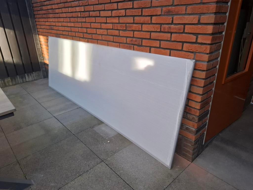 Terrasoverkapping Spie op schutting 3m opaal polycarbonaat, Tuin en Terras, Overkappingen, Ophalen, Nieuw, Veranda