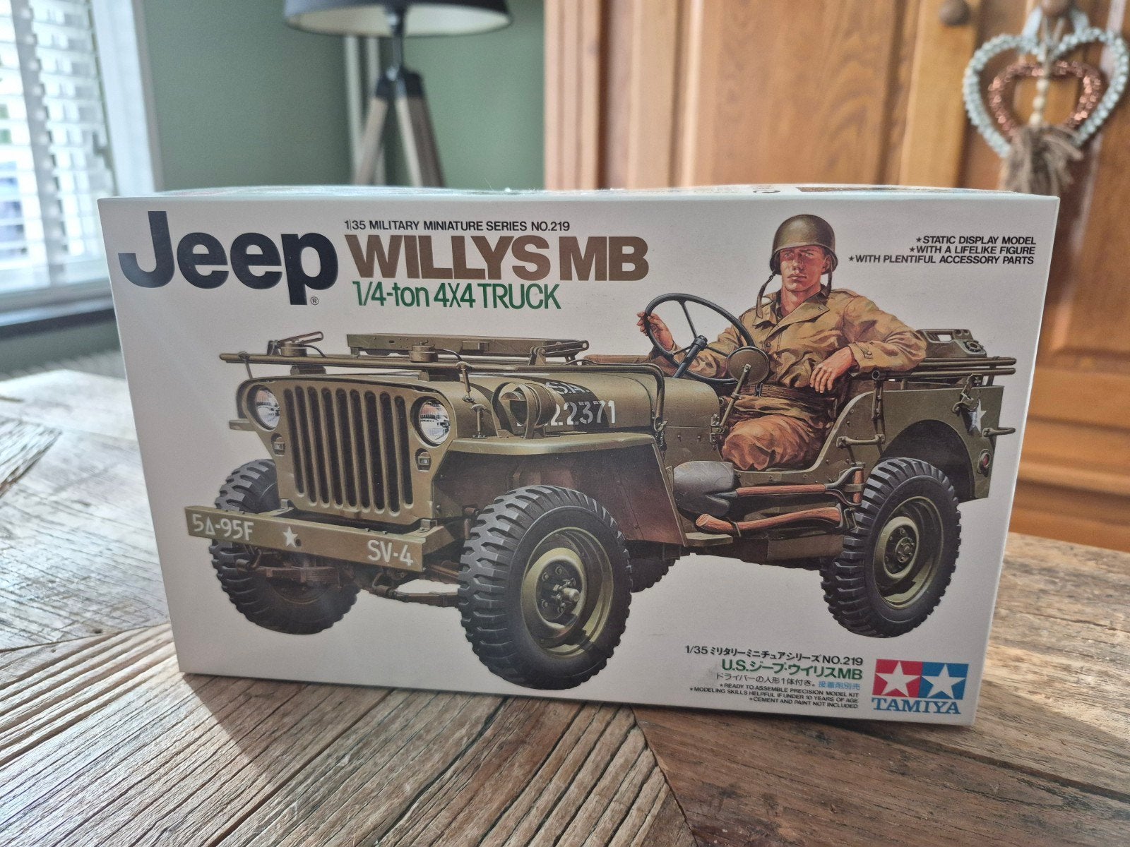 Tamiya 1:35 Jeep Wilys MB, Auto, 1:32 tot 1:50, Nieuw, Ophalen of Verzenden