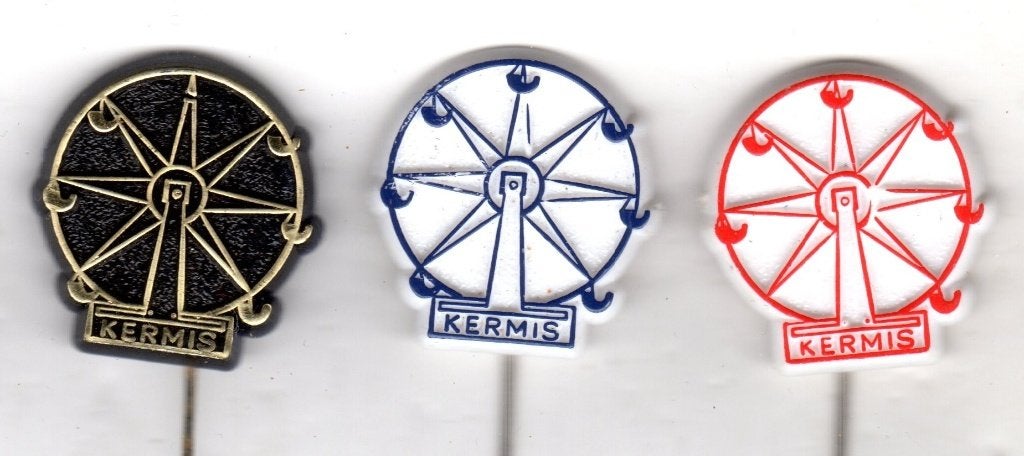 3 speldjes REUZENRAD KERMIS (A9), Verzamelen, Ophalen of Verzenden, Zo goed als nieuw, Overige onderwerpen