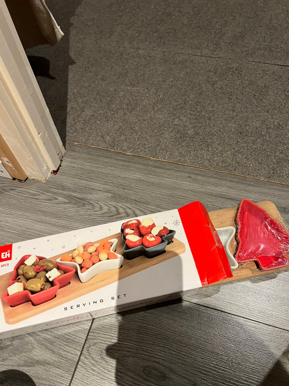 Kerst bordjes, Huis en Inrichting, Ophalen of Verzenden, Zo goed als nieuw