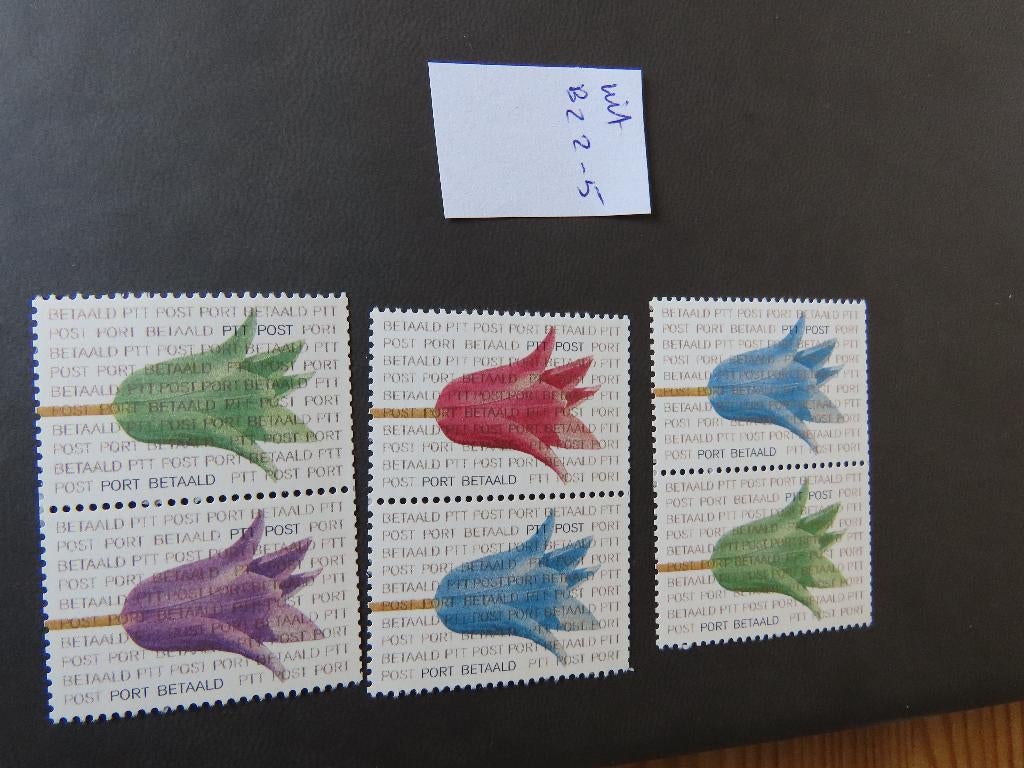 port betaald combi uit 2-5, Postzegels en Munten, Postzegels | Nederland, Ophalen of Verzenden, Na 1940, Postfris