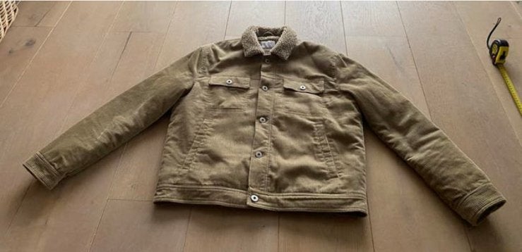 Bershka M ribstof, Kleding | Heren, Ophalen of Verzenden, Zo goed als nieuw, Maat 48/50 (M), Beige