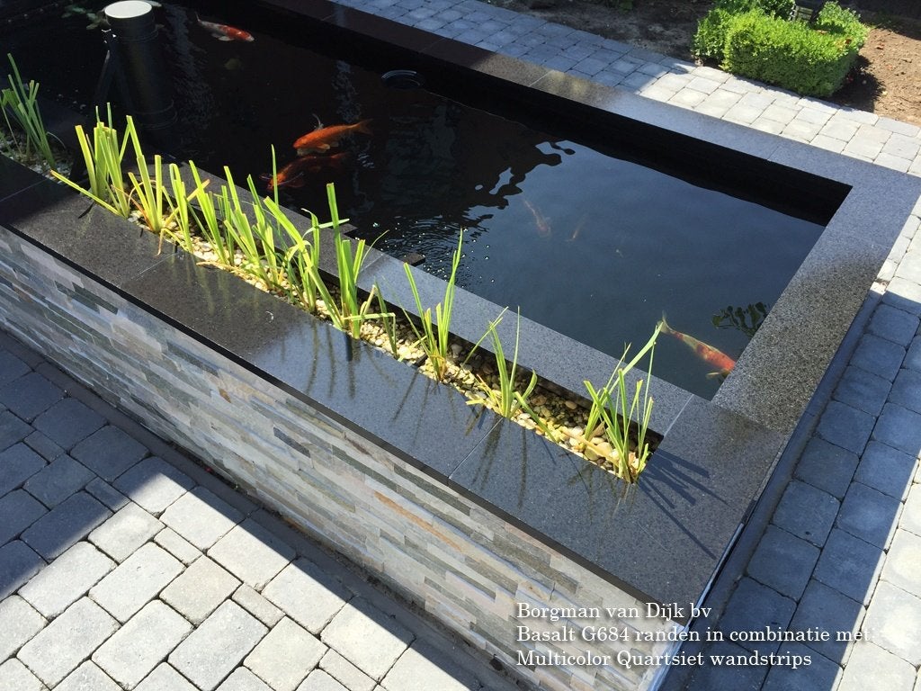 vijverranden Olivian Black G684 Basalt Gezoet 100x20x3 cm, Ophalen of Verzenden, Nieuw