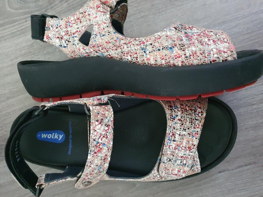 Wolky sandalen maat 39, Overige kleuren, Zo goed als nieuw, Walky, Sandalen of Muiltjes