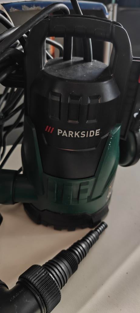 Parkside Schoonwaterpomp PTPK 400 B1 - 400W Dompelpomp, Tuin en Terras, Waterpompen, Ophalen of Verzenden, Gebruikt, Elektrisch