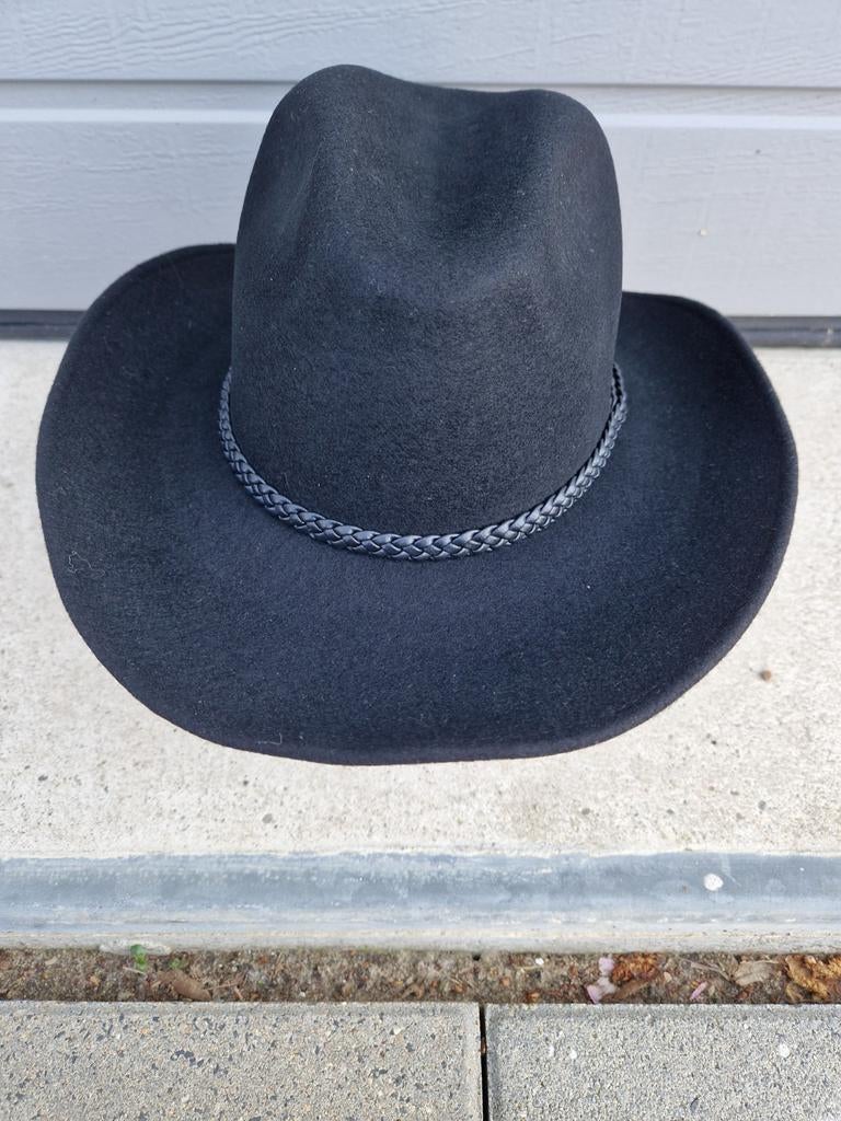Western cowboy country hoed zwart  maat ES, Kleding | Heren, Hoeden en Petten, Ophalen of Verzenden, Zo goed als nieuw, Hoed