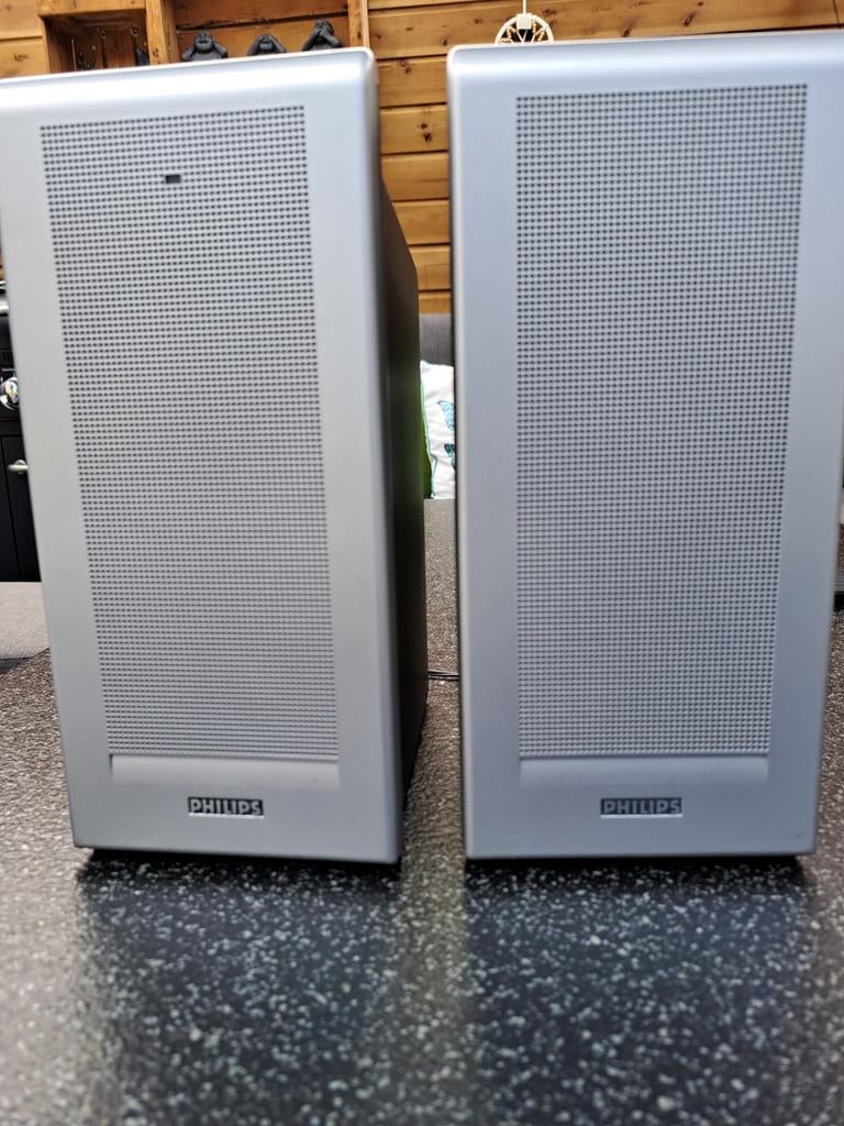 Philips draadloze speakerset met transmitter (AD903), Audio, Tv en Foto, Luidsprekers, Philips, Gebruikt, Ophalen of Verzenden