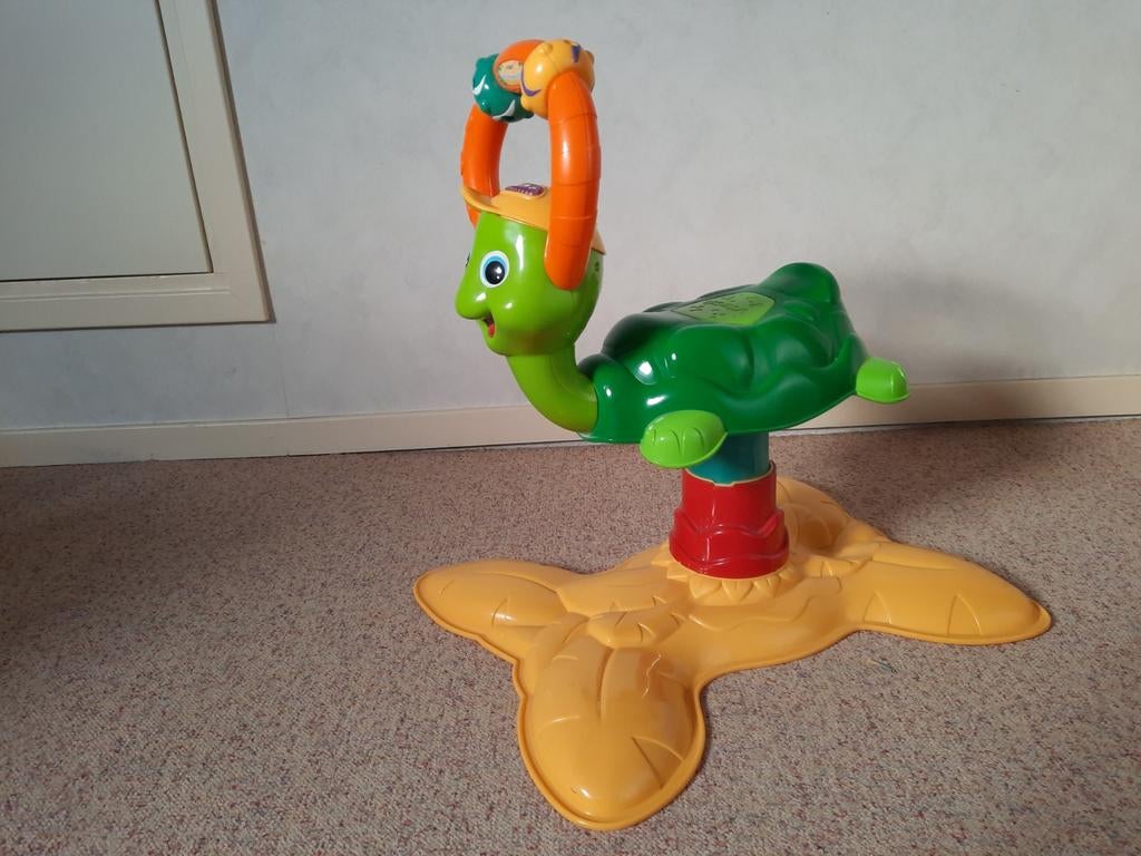 Vtech Suzie schildpad, stuiter /wipkip/ beweegstoel, Ophalen of Verzenden, Gebruikt, 2 tot 4 jaar
