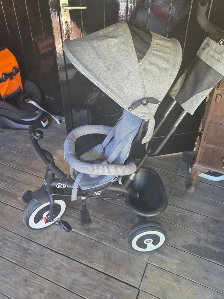 Kinderkraft driewieler/kinderwagen grijs, Ophalen, Gebruikt, Kinderwagen, Overige merken