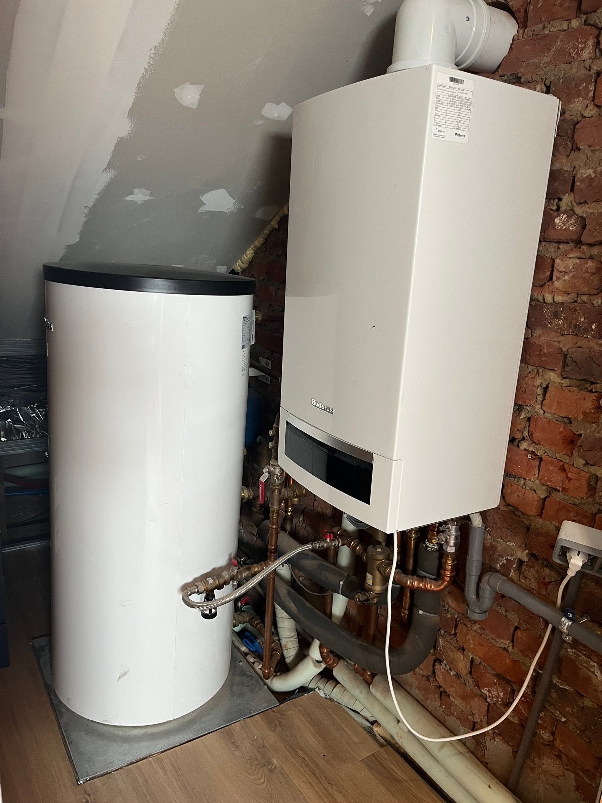 Buderus Condensatieketel en Boiler (installatie 2017), Ophalen, Gebruikt, Hoog rendement (Hr), Cv-ketel of Combi-ketel